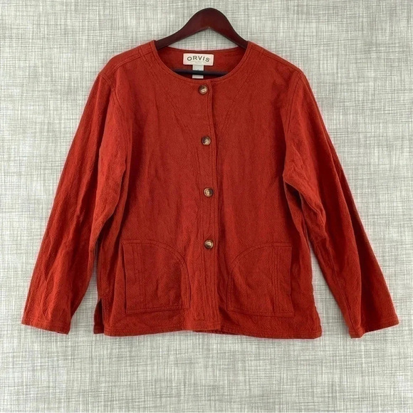 Orvis Size Small Women's Long Sleeve Button Down Shirt 8999 - Picture 1 of 7